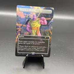 THANOS Magic the Gathering PSA Magazine Promo Swords to Plowshares Marvel - Image 1