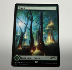 MTG Forest (0035) *Non-Foil* MagicCon Secret Lair Lotus Land MT/NM John Avon - Image 1