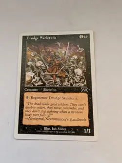 Drudge Skeletons Classic MTG Core Set 6th Edition Regular MTG - Image 1
