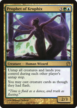 Prophet of Kruphix #199 (HP) Theros THS Magic MTG - Image 1