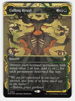 CULLING RITUAL FOIL - Magic: The Gathering - SIMECKOVA NM/M - Image 1