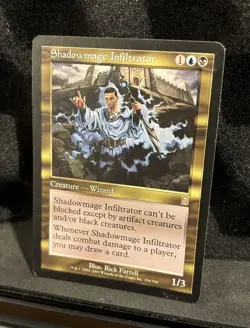 MTG Magic the Gathering Odyssey Shadowmage Infiltrator LP - Image 1
