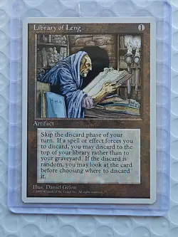 Library of Leng, 4th Edition, Magic the Gathering, MTG - Image 1