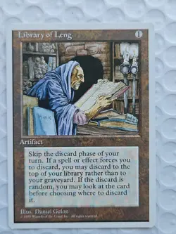 Library of Leng, 4th Edition, Magic the Gathering, MTG - Image 2