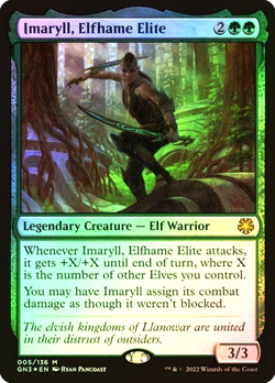 MTG - Imaryll, Elfhame Elite - Foil - Game Night - Magic the Gathering - Image 1