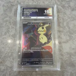 Team Rocket’s Mimikyu 205/193 Mega Dream In Japanese - Pokemon Gem Mint 10 Ace - Image 1