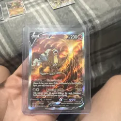 Pokemon TCG Entei V GG36/GG70 Crown Zenith Galarian Gallery Full Art Holo - Image 1