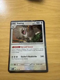 Slaking Cosmos Holo Paldea Evolved Pokemon Card NM - Image 1