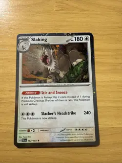 Slaking Cosmos Holo Paldea Evolved Pokemon Card NM - Image 2