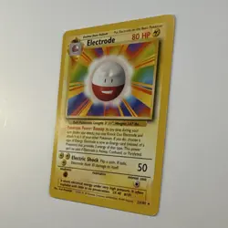 Pokemon Electrode 21/102 Base Set Rare Unlimited Regular 1999 80 HP English - Image 3