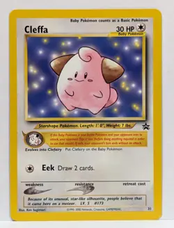Pokemon Cleffa Black Star Promo #31 - Unplayed NM/M - Image 2