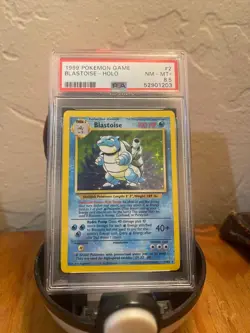 1999 Pokemon Game Base Set Unlimited #2 Blastoise Holo PSA 8.5 NM-Mint TCG - Image 1