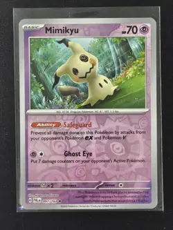 Mimikyu 097/193 Paldea Evolved Pokemon Reverse Holo NM - Image 1