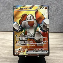 Pokemon TCG S&V Destined Rivals Set: Regirock EX 214/182 - Image 1