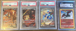 Pokemon 4 Graded Slab Lot - PSA / CGC - Charizard / Entei / Meowth - SIR / IR + - Image 1