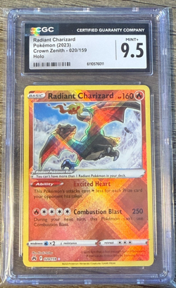 Pokemon 4 Graded Slab Lot - PSA / CGC - Charizard / Entei / Meowth - SIR / IR + - Image 5