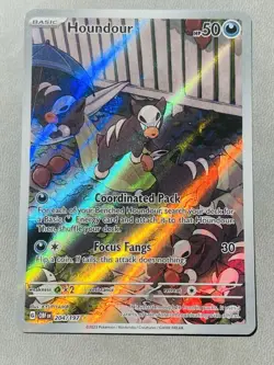 Houndour 204/197 Obsidian Flames Illustration Rare Pokemon NM - Image 1