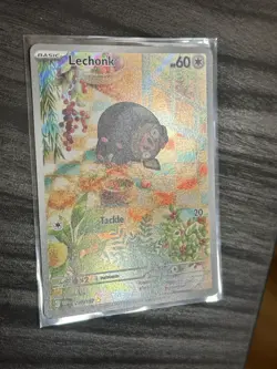 Lechonk 209/197 Illustration Rare Obsidian Flames Pokemon - Image 2