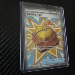 Fighting Gong Ultra Rare Full Art Trainer Holo 168/132 Pokemon TCG - Image 2