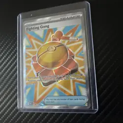 Fighting Gong Ultra Rare Full Art Trainer Holo 168/132 Pokemon TCG - Image 3