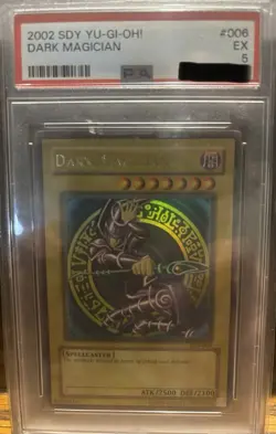 Konami Dark Magician SDY-006 Ultra Rare Holo Starter Deck: Yugi Unlimited PSA 5 - Image 1