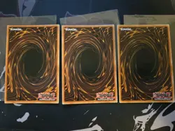 YUGIOH 3X MAGICIAN OF DARK ILLUSION LED6-EN006 RARE 1ST ED NM - Image 2