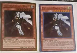 2x Yu-Gi-Oh! Palladium Oracle Mahad -MVP1-ENG53 & Non Gold Gold Rare - - Image 1