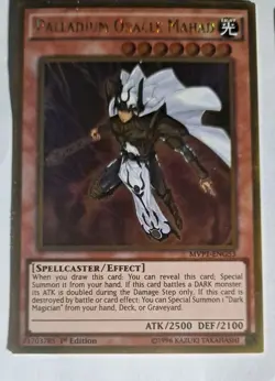 2x Yu-Gi-Oh! Palladium Oracle Mahad -MVP1-ENG53 & Non Gold Gold Rare - - Image 2