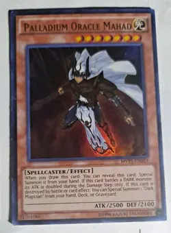 2x Yu-Gi-Oh! Palladium Oracle Mahad -MVP1-ENG53 & Non Gold Gold Rare - - Image 3
