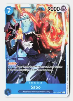 Sabo OP15-046 Super Rare Adventure on Kami's Island One Piece Near Mint - Image 1