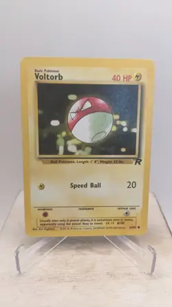Vintage Pokemon TCG WOTC #69/82 Voltorb Unlinited Edition Team Rocket - LP - Image 1