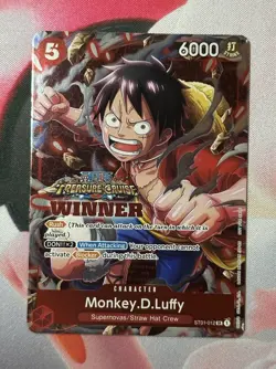 Monkey.D.Luffy ST01-012 Winner Pack Vol 5 *WINNER PROMO* NM - Image 2