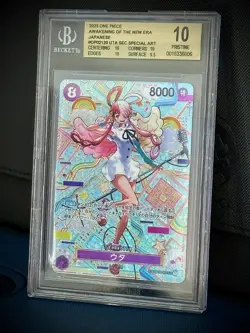 One Piece Awakening of the New Era Uta SP BGS 10 Secret Special Alternate Art - Image 1