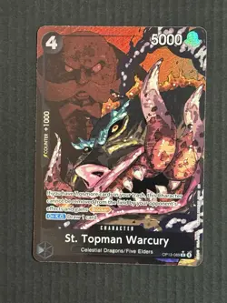 One Piece St. Topman Warcury R Alternate Art Carry On His Will OP13 - Image 1