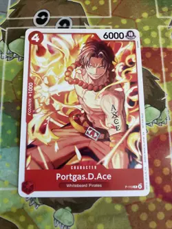 Portgas.D.Ace P-119 NM English One Piece TCG Promo - Image 1