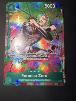 OP15 Treasure Rare Roronoa Zoro OP13-037 English NM Foil - Image 1