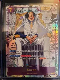 Bandai One Piece TCG Kuzan OP16-063 Manga Character Rare ENGLISH - Image 1