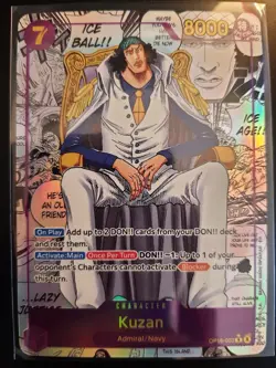 Bandai One Piece TCG Kuzan OP16-063 Manga Character Rare ENGLISH - Image 3