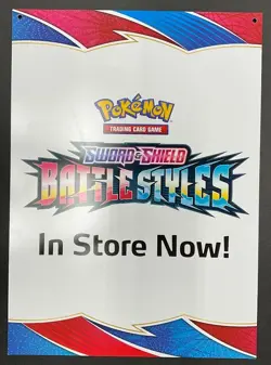 Single / Rapid Strike Urshifu VMAX Pokemon Lenticular Sign - Image 2