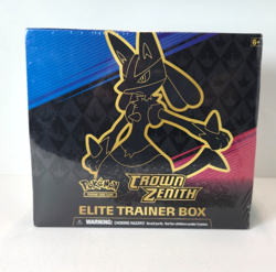 Pokemon TCG Sword & Shield Crown Zenith ETB Elite Trainer Box Factory Sealed NEW - Image 1