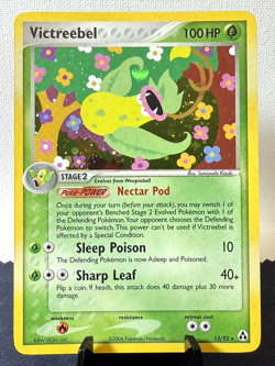 Pokemon TCG: 2006 EX Legend Maker Victreebel 13/92 Holo Rare LP - Swirl - Image 1