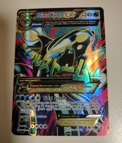 Pokemon Primal Clash 2015 Primal Kyogre EX #149/160 Full Art Ultra Rare Holo NM - Image 1