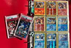 Pokemon Double Crisis Complete Master Set PSA 7 NM Kyogre EX Groudon EX 1-34 - Image 1