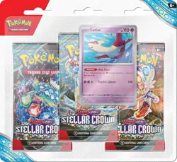 Pokemon - Trading Card Game: Scarlet & Violet - Stellar Crown 3pk Booster - Image 1