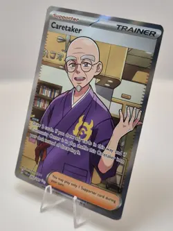 Caretaker - 203/167 - Twilight Masquerade Full Art Ultra Rare Pokemon Card NM - Image 2