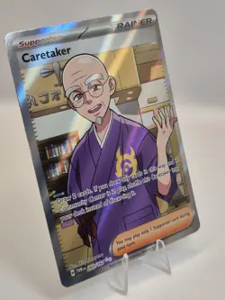 Caretaker - 203/167 - Twilight Masquerade Full Art Ultra Rare Pokemon Card NM - Image 3
