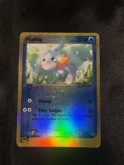 Pokemon Card Mudkip Nintendo Black Star Promo 010 Reverse Holo Near Mint - Image 4
