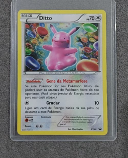 Ditto XY40 XY PROMO Holo Rare Cosmos Pokemon Card Portuguese NM with Swirl - Image 1