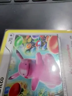 Ditto XY40 XY PROMO Holo Rare Cosmos Pokemon Card Portuguese NM with Swirl - Image 2