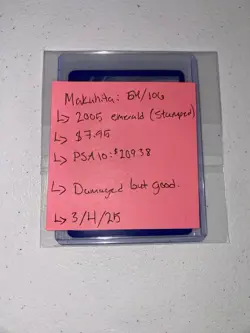 Pokemon TCG Makuhita 54/106 Stamped Ex Emerald 2005 NM/LP Holo Card - Image 2